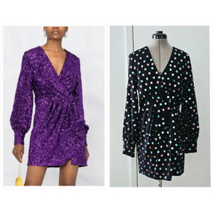 AMEN Runway moda operandi beaded embellishments goop lbd dress $1,600 i-40 us-4